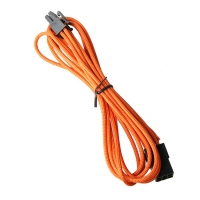 BitFenix Prolunga 6-Pin 45cm - sleeved orange/black