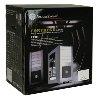 Silverstone SST-FT01B-W Fortress - Black Window