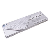 Arctic K381-W Keyboard, Layout UK - white