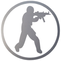 Adesivo Counter Strike - Silver