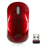 SpeedLink Snappy Wireless Mouse - Nano USB - red