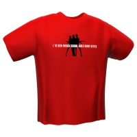 GamersWear SchoolGirls T-Shirt Red (XL)