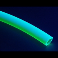 Tubo PUR Trasparente 11/8mm UV verde - 1m