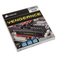 Corsair Vengeance DDR3 PC3-12800, 1.600 Mhz, C8, Nero - Kit 8Gb