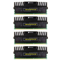 Corsair Vengeance DDR3 PC3-12800, 1.600 Mhz, C9, Nero - Kit 16Gb