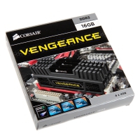 Corsair Vengeance DDR3 PC3-12800, 1.600 Mhz, C9, Nero - Kit 16Gb