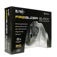 Sharkoon FireGlider Laser Mouse - black