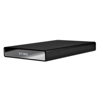Icy Box IB-290StUSD-B Box per HD SATA 2.5, USB 3.0/eSATA con Docking Station - Nero