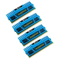Corsair Vengeance DDR3 PC3-12800, 1.600 Mhz, C9, Blu - Kit 16Gb