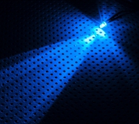 Lamptron 5mm Ultra bright LED con cavo - blu