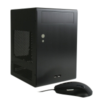 Lian Li PC-Q07B Mini-ITX Tower-Cube - Nero