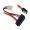 InLine combo SATA cable con Molex - 50+15cm