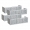 Lian Li BZ-501A Set coprislot mesh 5,25 pollici 4 pezzi - Argento