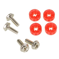 Lamptron HDD Rubber Screws PRO - UV Rosso