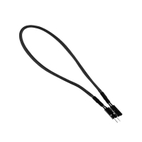 BitFenix prolunga cavo Pannello I/O 2-Pin 30cm - sleeved black/black