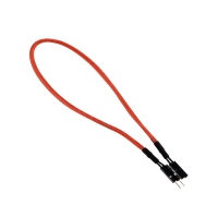 BitFenix prolunga cavo Pannello I/O 2-Pin 30cm - sleeved orange/black