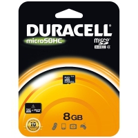 Duracell Micro SD Flash Memory Card - 8Gb
