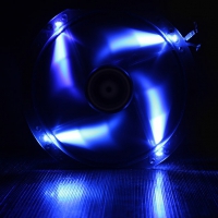 BitFenix Spectre 230mm Fan Blue LED - black