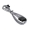 BitFenix Prolunga 4-Pin Molex 45cm - sleeved silver/black