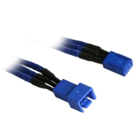 BitFenix Prolunga 3-Pin 30cm - sleeved blue/blue