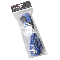 BitFenix Adattatore da Molex a 4x SATA 20 cm - Sleeved Blu/Nero