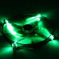 Aerocool Silent Master 200 mm Green LED