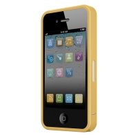 Icy Box IB-i045-Gd Protection Frame per iPhone 4/4S, Alluminio - Oro