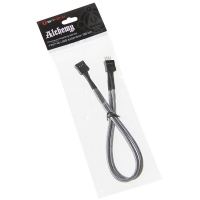 BitFenix Prolunga Interna USB 30cm - Sleeved Argento/Nero