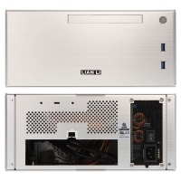 Lian Li PC-Q09FNA Mini-ITX HTPC-Chassis - silver