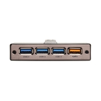 Icy Box IB-AC611 HUB USB 3.0 a 4 Porte + Porta Ricarica - Nero