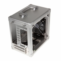 Lian Li PC-TU100A Mini-ITX Cube - Argento