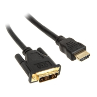 InLine Cavo Adattatore HDMI / DVI-D M/M High Speed 5m - Nero