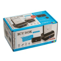 Icy Box IB-116StU3-B Docking Station per HD 2.5/3.5 pollici SATA, USB 3.0 - Nero