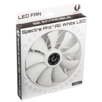 BitFenix Spectre PRO 230mm Fan White LED - white