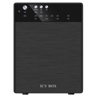 Icy Box IB-3640SU3 Box 4-bay JBOD con USB 3.0 / eSATA - Nero