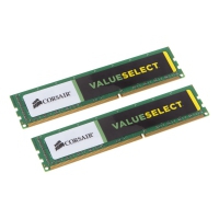 Corsair ValueSelect DDR3 PC3-12800, 1.600 Mhz, C11 - Kit 8Gb