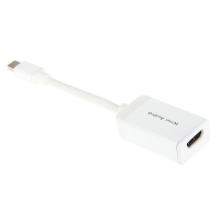 InLine Cavo Adattatore Mini DisplayPort / HDMI M/F con Audio - Bianco