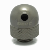 XSPC Adattatore 45 G1/4 - Ruotabile, Cromato Nero