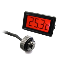 XSPC Sensore di Temperatura G1/4 LCD V2 - Rosso