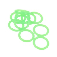 Bitspower O-Ring Set per G1/4 (10 pezzi) - UV Verde