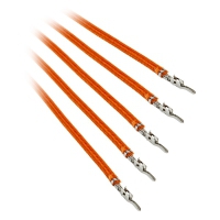 BitFenix Alchemy 2.0 Sleeved PSU Cable, Kit 5 pezzi - 40cm Arancione