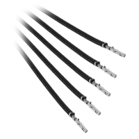 BitFenix Alchemy 2.0 Sleeved PSU Cable, Kit 5 pezzi - 40cm Nero