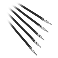 BitFenix Alchemy 2.0 Sleeved PSU Cable, Kit 5 pezzi - 60cm Nero