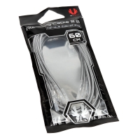 BitFenix Alchemy 2.0 Sleeved PSU Cable, Kit 5 pezzi - 60cm Argento