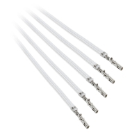 BitFenix Alchemy 2.0 Sleeved PSU Cable, Kit 5 pezzi - 60cm Bianco
