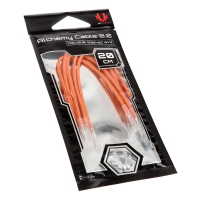 BitFenix Alchemy 2.0 Sleeved PSU Cable, Kit 5 pezzi - 20cm Arancione