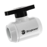 Bitspower Rubinetto G1/4 - Bianco