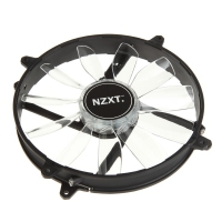 NZXT FZ-200 Airflow Fan, Nero/Trasparente, LED Bianco - 200mm