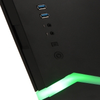 BitFenix Colossus M Case Mini-ITX con LED Rosso/Verde/Blu - Nero