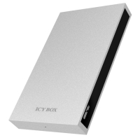 Icy Box IB-240StU3 Box Esterno per HD SATA 2.5 pollici USB 3.0 - Argento